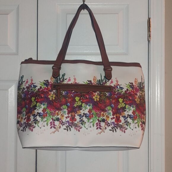 Elliott Lucca Aria Large Floral Tote Bag Never Used Many uses - Picture 4 of 9